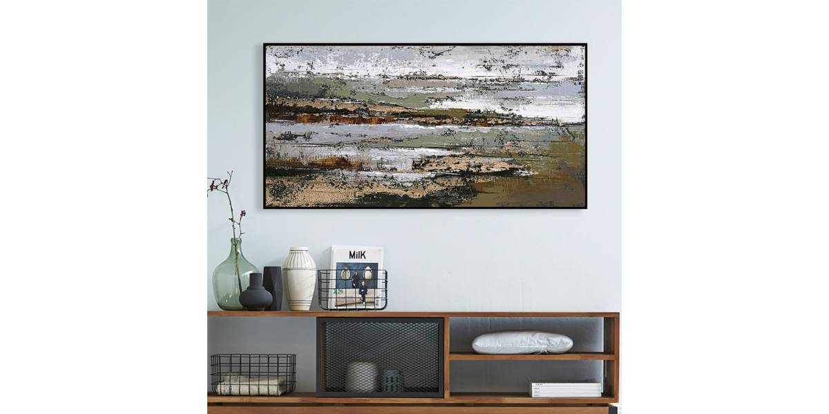 ΠΙΝΑΚΑΣ ΤΟΙΧΟΥ SEDIMENT HM4575.01 ΜΕ ΚΟΡΝΙΖΑ ΜΑΥΡΗ-ΚΑΜΒΑΣ 142x4.5x72Υεκ