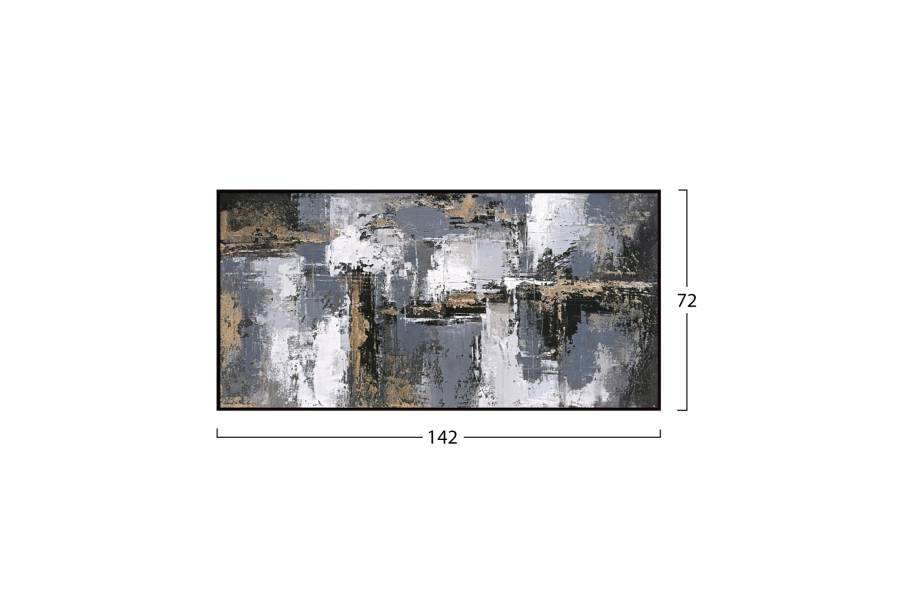 ΠΙΝΑΚΑΣ ΤΟΙΧΟΥ SEDIMENT HM4576 ΜΕ ΚΟΡΝΙΖΑ ΜΑΥΡΗ-ΚΑΜΒΑΣ 142x4.5x72Υεκ