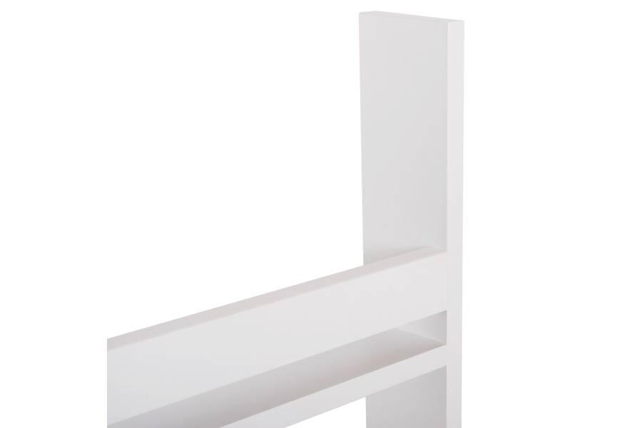ΡΑΦΙΕΡΑ ΤΟΙΧΟΥ SANI HM18224.01 ΜΕΛΑΜΙΝΗ ΣΕ ΛΕΥΚΟ 60x10x120Υεκ. (4 ΡΑΦΙΑ)