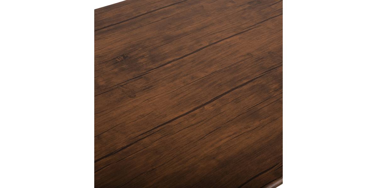ΣΕΤ ΤΡΑΠΕΖΑΡΙΑΣ 5ΤΜΧ PEARY HM9416.11 ΜΕΤΑΛΛΟ ΜΑΥΡΟ-MDF ΚΑΡΥΔΙ 110x60x74Yεκ.
