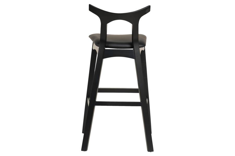 ΣΚΑΜΠΟ ΜΠΑΡ USOPP HM9951.02 RUBBERWOOD & PU ΣΕ ΜΑΥΡΟ 49x53x99,5Υεκ.