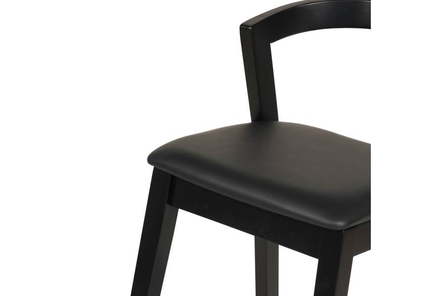 ΣΚΑΜΠΟ ΜΠΑΡ NAMI HM9952.02 RUBBERWOOD & PU-ΜΑΥΡΟ 47,5x59x102,5Υεκ.