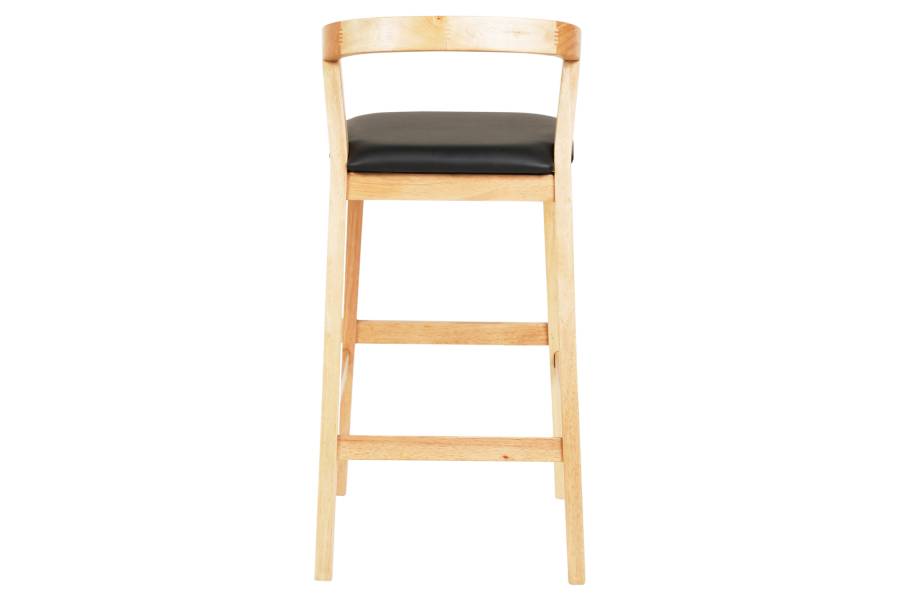 ΣΚΑΜΠΟ ΜΠΑΡ NAMI HM9952.01 RUBBERWOOD ΣΕ ΟΑΚ-ΜΑΥΡΟ PU 47,5x59x102,5Υεκ.