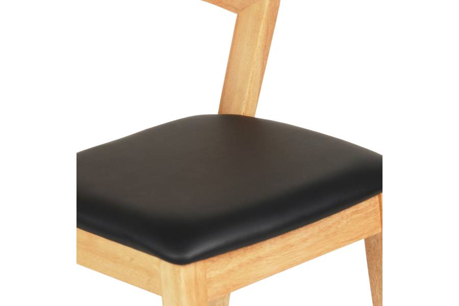 ΣΚΑΜΠΟ ΜΠΑΡ NAMI HM9952.01 RUBBERWOOD ΣΕ ΟΑΚ-ΜΑΥΡΟ PU 47,5x59x102,5Υεκ.