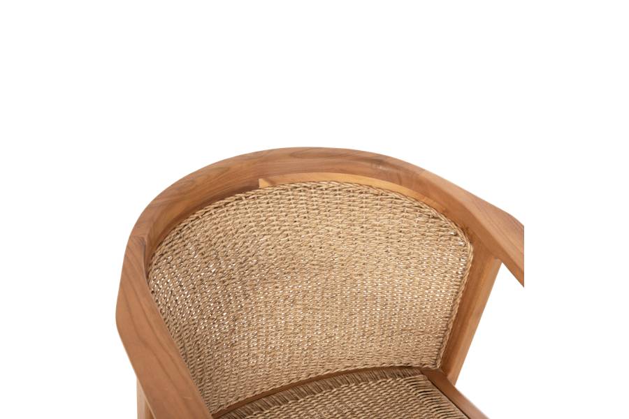 ΠΟΛΥΘΡΟΝΑ ΤΡΑΠΕΖΑΡΙΑΣ RENLY HM18239 ΞΥΛΟ ΤΕΑΚ ΦΥΣΙΚΟ-ΣΧΟΙΝΙ VIRO 60x59x82Υεκ.