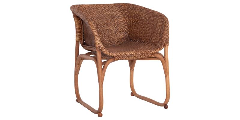 ΠΟΛΥΘΡΟΝΑ ΕΣΩΤ.ΧΩΡΩΝ TUCKET HM9958.02 ΦΥΣΙΚΟ RATTAN-ΚΑΡΥΔΙ ΧΡΩΜΑ 63x60x77Υεκ
