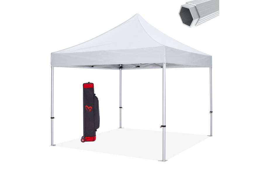 GAZEBO ΕΠΑΓΓΕΛΜΑΤΙΚΟ ΒΑΡΕΩΣ ΤΥΠΟΥ MATTHEW-AL HM6313 ΠΤΥΣΣΟΜΕΝΟ ΑΛΟΥΜΙΝΙΟΥ 3x3x3,4Y
