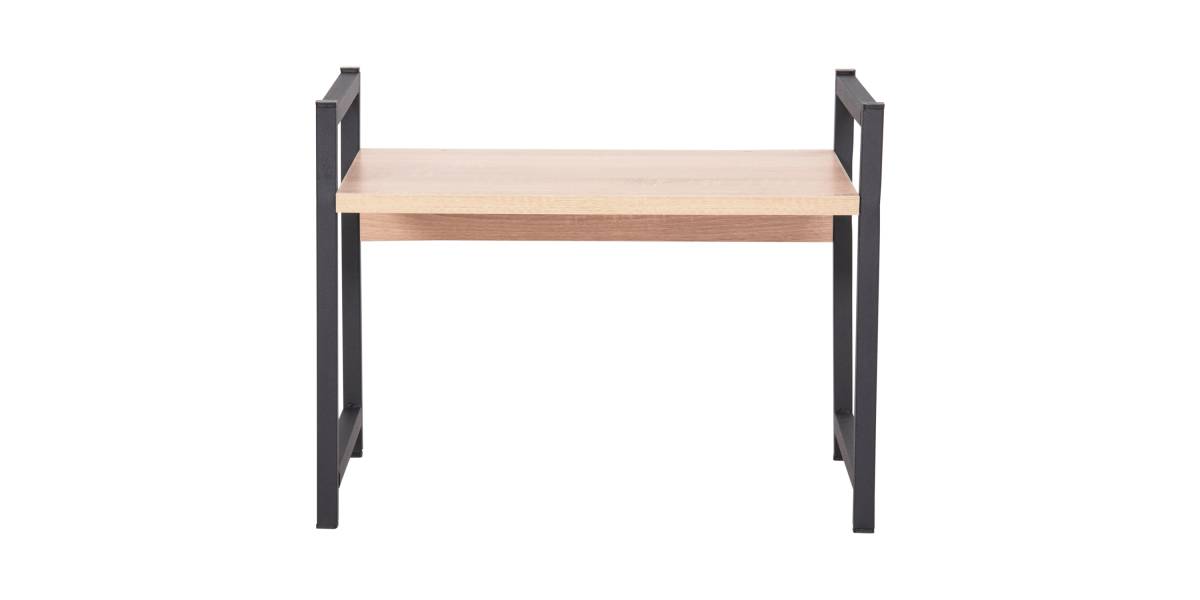 ΡΑΦΙ ΠΑΓΚΟΥ ΚΟΥΖΙΝΑΣ BECKO HM18219.03 ΜΕΛΑΜΙΝΗ ΣΟΝΑΜΑ-ΜΑΥΡΟ ΜΕΤΑΛΛΟ 54.5x35x41Υεκ.
