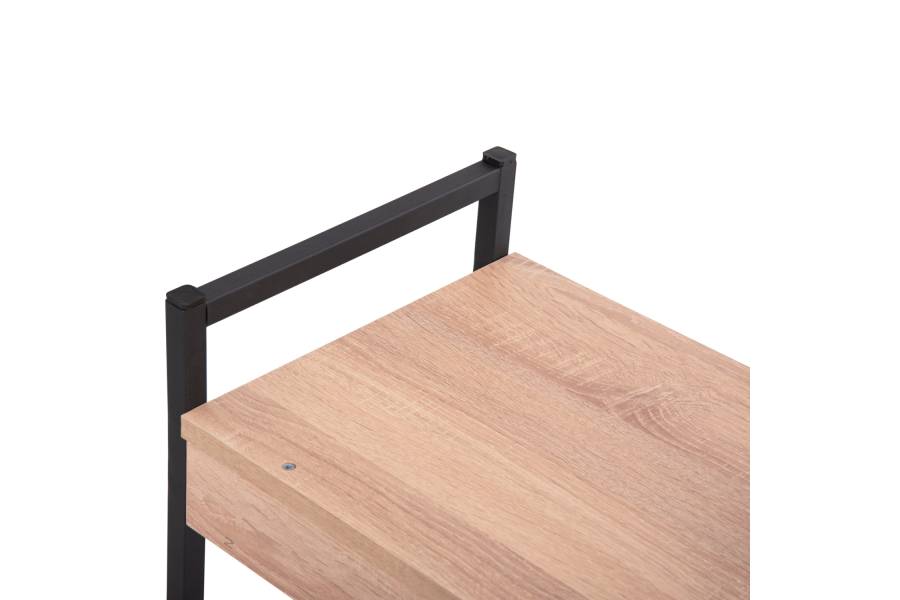 ΡΑΦΙ ΠΑΓΚΟΥ ΚΟΥΖΙΝΑΣ BECKO HM18219.03 ΜΕΛΑΜΙΝΗ ΣΟΝΑΜΑ-ΜΑΥΡΟ ΜΕΤΑΛΛΟ 54.5x35x41Υεκ.