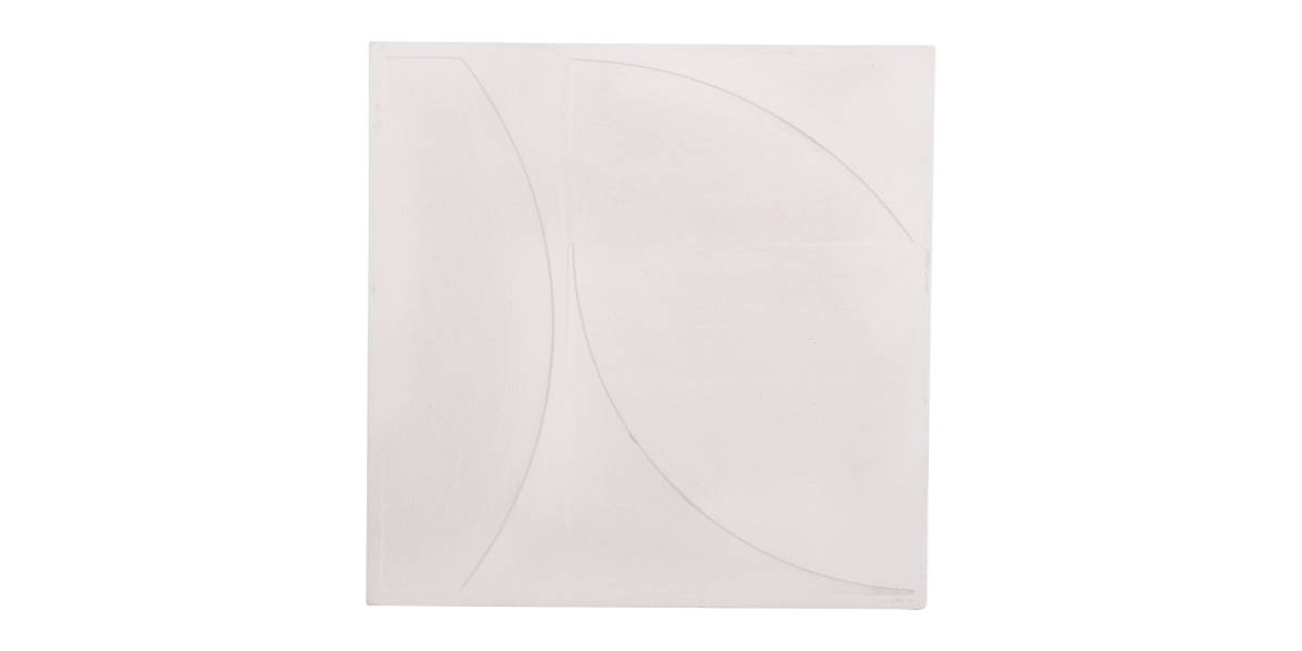 ΠΙΝΑΚΑΣ ΤΕΤΡΑΓΩΝΟΣ ΣΕΙΡΑ SANTORINI HM4508 MDF ΣΕ ΥΠΟΛΕΥΚΟ ΧΡΩΜΑ 80x4(πάχος)x80Υεκ.