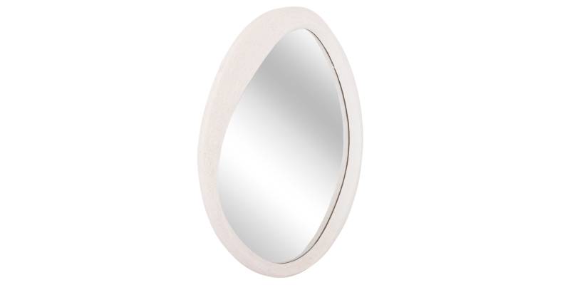 ΚΑΘΡΕΠΤΗΣ ΤΟΙΧΟΥ ΟΒΑΛ ΣΕΙΡΑ SANTORINI HM4514 MDF ΣΕ ΥΠΟΛΕΥΚΟ 48x3,2x60Υεκ