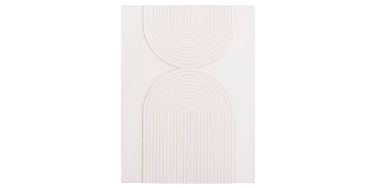 ΠΙΝΑΚΑΣ ΟΡΘΟΓΩΝΙΟΣ ΣΕΙΡΑ SANTORINI HM4523 MDF ΣΕ ΥΠΟΛΕΥΚΟ ΧΡΩΜΑ 60x4(πάχος)x80Υεκ.