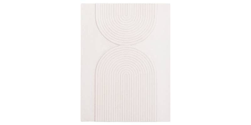 ΠΙΝΑΚΑΣ ΟΡΘΟΓΩΝΙΟΣ ΣΕΙΡΑ SANTORINI HM4523 MDF ΣΕ ΥΠΟΛΕΥΚΟ ΧΡΩΜΑ 60x4(πάχος)x80Υεκ.