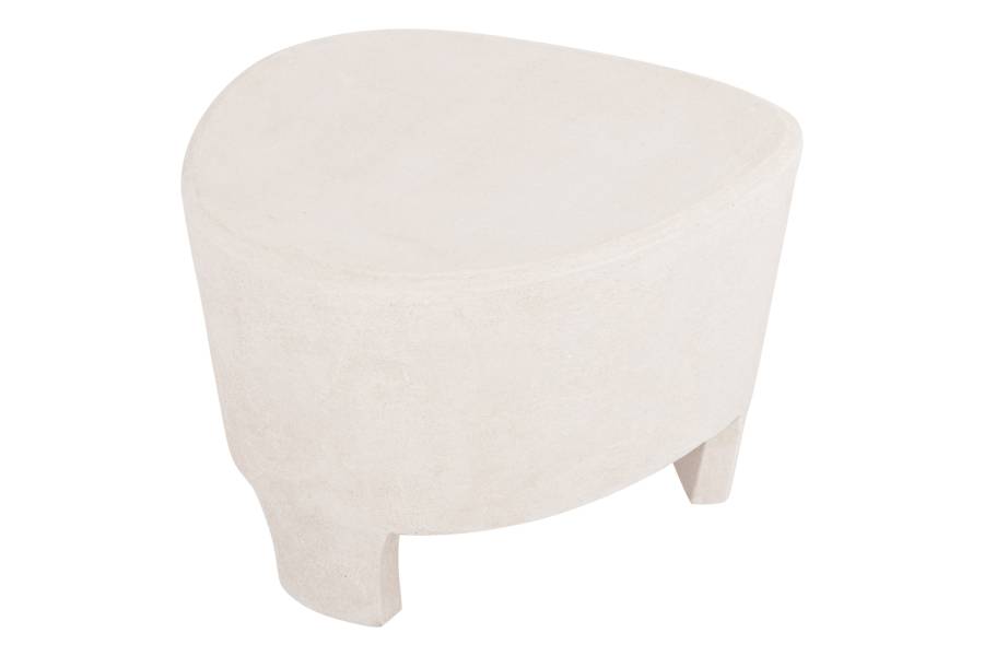 ΤΡΑΠΕΖΙ ΣΑΛΟΝΙΟΥ ΣΕΙΡΑ SANTORINI HM18053 MDF ΣΕ ΥΠΟΛΕΥΚΟ ΧΡΩΜΑ 54x61x40,5Υεκ.