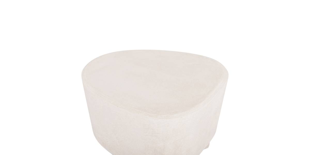 ΤΡΑΠΕΖΙ ΣΑΛΟΝΙΟΥ ΣΕΙΡΑ SANTORINI HM18053 MDF ΣΕ ΥΠΟΛΕΥΚΟ ΧΡΩΜΑ 54x61x40,5Υεκ.