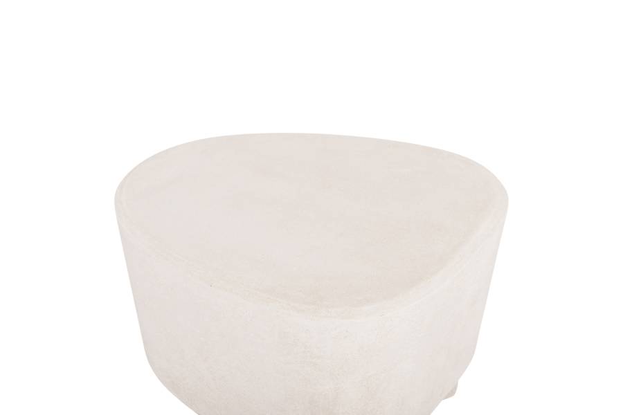ΤΡΑΠΕΖΙ ΣΑΛΟΝΙΟΥ ΣΕΙΡΑ SANTORINI HM18053 MDF ΣΕ ΥΠΟΛΕΥΚΟ ΧΡΩΜΑ 54x61x40,5Υεκ.