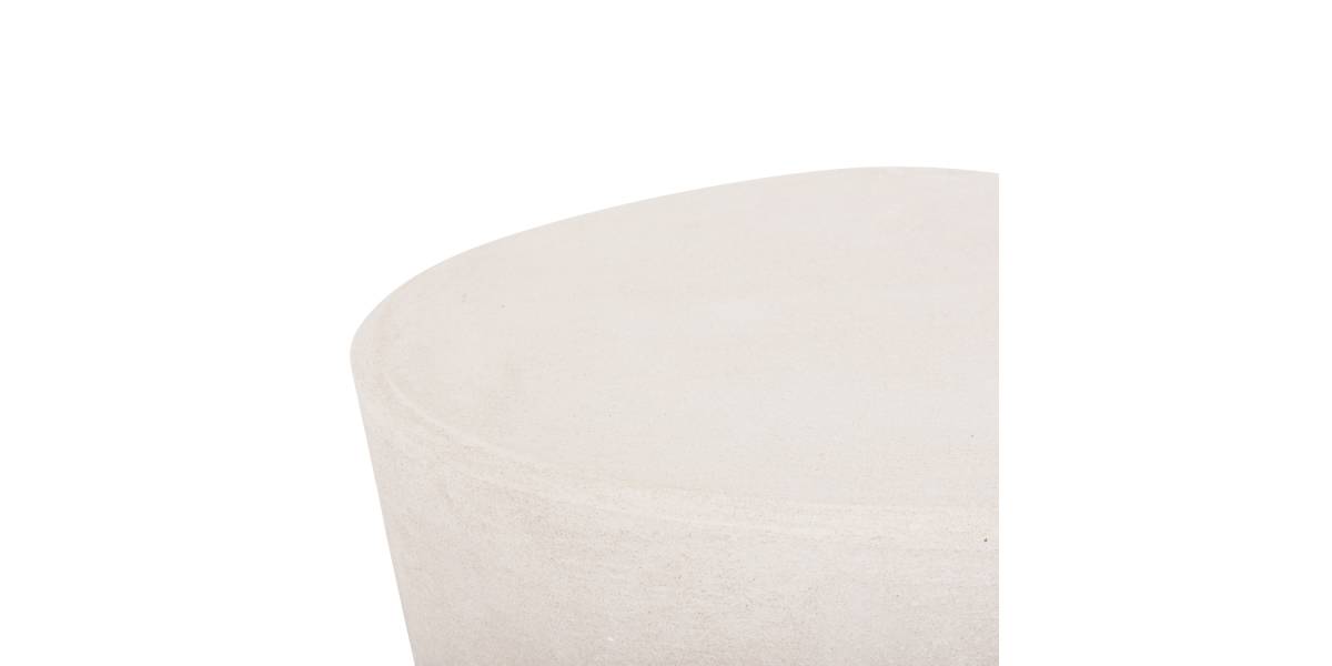 ΤΡΑΠΕΖΙ ΣΑΛΟΝΙΟΥ ΣΕΙΡΑ SANTORINI HM18053 MDF ΣΕ ΥΠΟΛΕΥΚΟ ΧΡΩΜΑ 54x61x40,5Υεκ.
