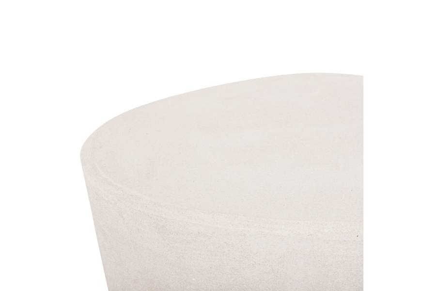 ΤΡΑΠΕΖΙ ΣΑΛΟΝΙΟΥ ΣΕΙΡΑ SANTORINI HM18053 MDF ΣΕ ΥΠΟΛΕΥΚΟ ΧΡΩΜΑ 54x61x40,5Υεκ.