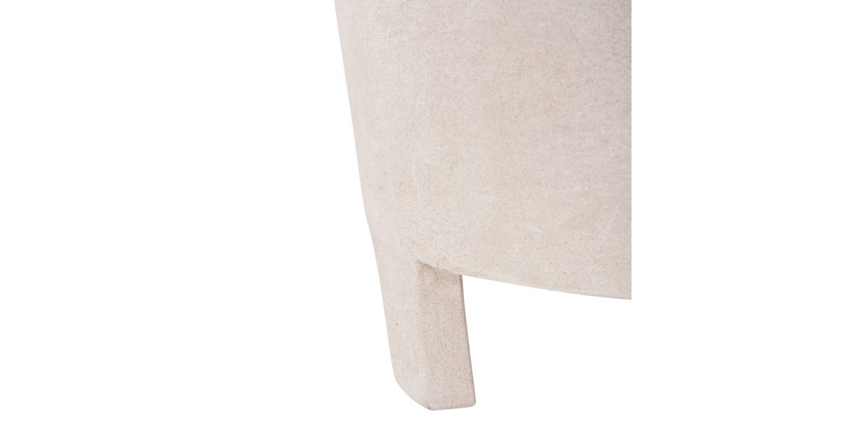 ΤΡΑΠΕΖΙ ΣΑΛΟΝΙΟΥ ΣΕΙΡΑ SANTORINI HM18053 MDF ΣΕ ΥΠΟΛΕΥΚΟ ΧΡΩΜΑ 54x61x40,5Υεκ.