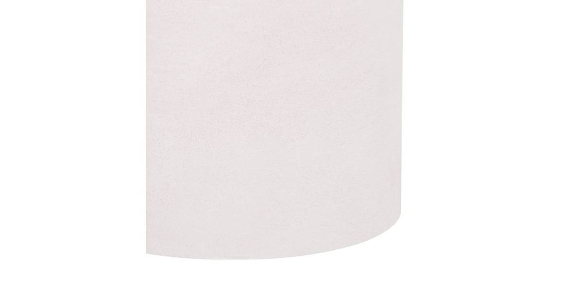 ΤΡΑΠΕΖΙ ΣΑΛΟΝΙΟΥ ΟΒΑΛ ΣΕΙΡΑ SANTORINI HM18054 MDF ΣΕ ΥΠΟΛΕΥΚΟ ΧΡΩΜΑ 54x54,5x40Υεκ
