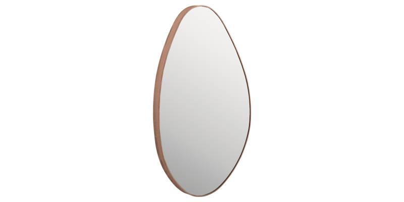 ΚΑΘΡΕΠΤΗΣ ΤΟΙΧΟΥ DROP HM4488.03 ΜΕ ΠΛΑΙΣΙΟ MDF ΣΕ ΦΥΣΙΚΟ ΧΡΩΜΑ ΞΥΛΟΥ 50x80Υεκ.