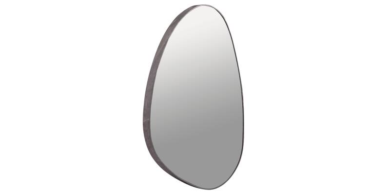 ΚΑΘΡΕΠΤΗΣ ΤΟΙΧΟΥ IRREGU HM4487.02 ΜΕ ΠΛΑΙΣΙΟ MDF ΣΕ GREY MARBLE ΧΡΩΜΑ 60x80Υεκ.