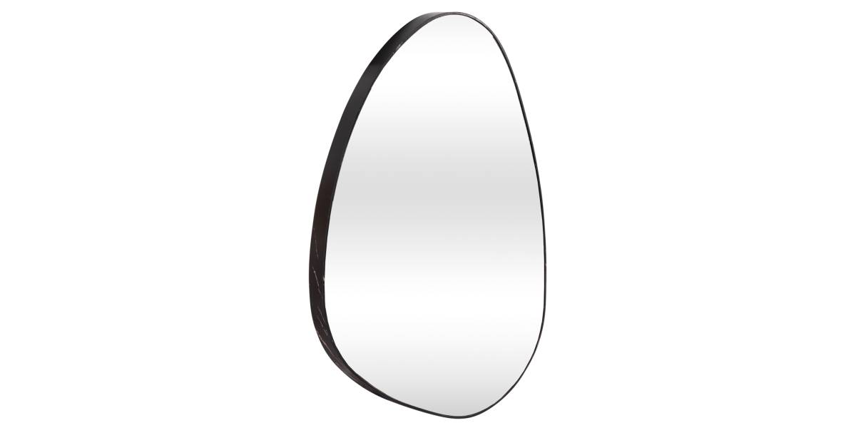 ΚΑΘΡΕΠΤΗΣ ΤΟΙΧΟΥ IRREGU HM4487.01 ΜΕ ΠΛΑΙΣΙΟ MDF ΣΕ BLACK MARBLE ΧΡΩΜΑ 60x80Υεκ.