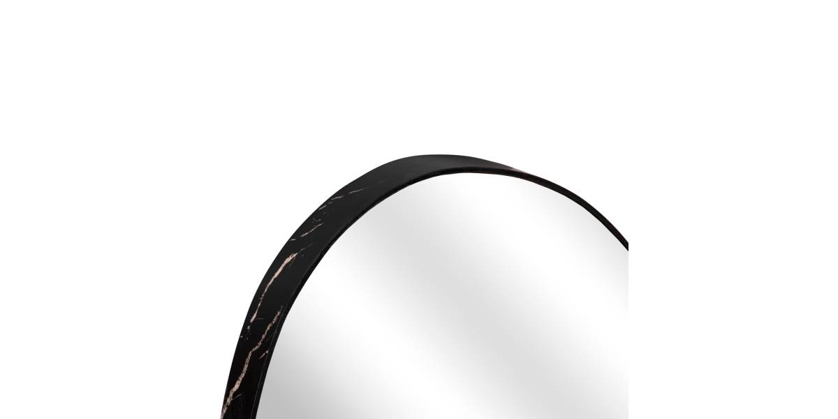 ΚΑΘΡΕΠΤΗΣ ΤΟΙΧΟΥ IRREGU HM4487.01 ΜΕ ΠΛΑΙΣΙΟ MDF ΣΕ BLACK MARBLE ΧΡΩΜΑ 60x80Υεκ.