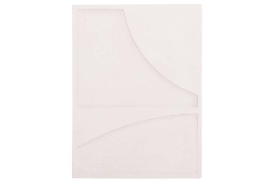 ΠΙΝΑΚΑΣ ΟΡΘΟΓΩΝΙΟΣ ΣΕΙΡΑ SANTORINI HM4509 MDF ΥΠΟΛΕΥΚΟ ΧΡΩΜΑ 60x4(πάχος)x80Υεκ.