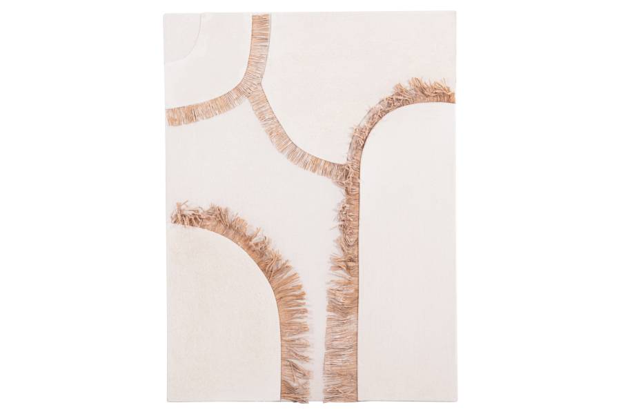 ΠΙΝΑΚΑΣ ΟΡΘΟΓΩΝΙΟΣ ΣΕΙΡΑ SANTORINI HM4532 MDF ΥΠΟΛΕΥΚΟ ΧΡΩΜΑ-ΔΙΑΚΟΣΜΗΣΗ ΜΠΕΖ 60x4,5(πάχος)x80Υεκ.