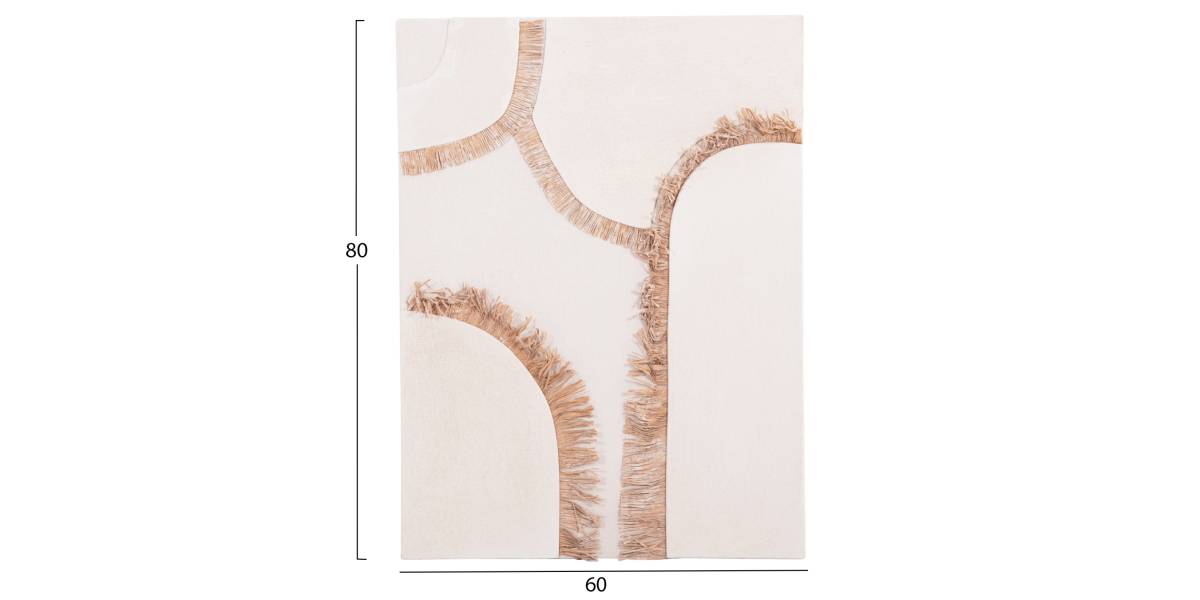 ΠΙΝΑΚΑΣ ΟΡΘΟΓΩΝΙΟΣ ΣΕΙΡΑ SANTORINI HM4532 MDF ΥΠΟΛΕΥΚΟ ΧΡΩΜΑ-ΔΙΑΚΟΣΜΗΣΗ ΜΠΕΖ 60x4,5(πάχος)x80Υεκ.