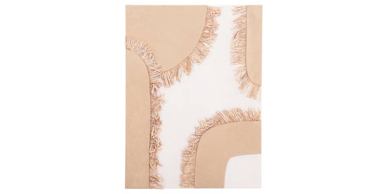 ΠΙΝΑΚΑΣ ΟΡΘΟΓΩΝΙΟΣ ΣΕΙΡΑ SANTORINI HM4533 MDF ΥΠΟΛΕΥΚΟ-ΚΑΦΕ-ΚΡΟΣΙΑ ΜΠΕΖ 60x4,5(πάχος)x80Υεκ