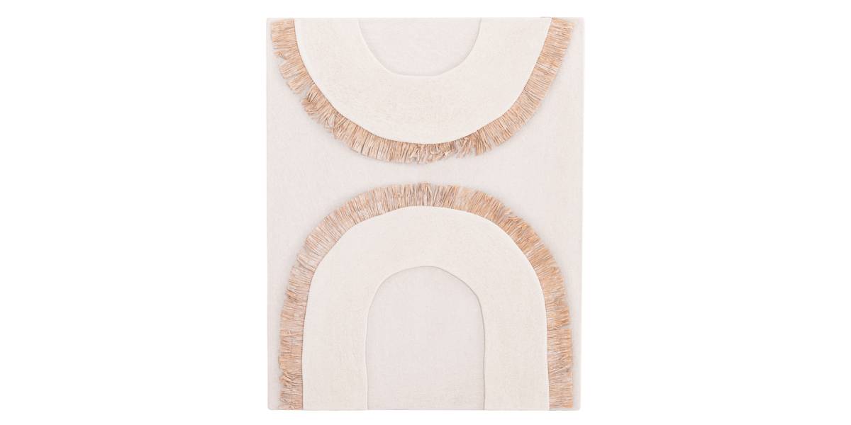ΠΙΝΑΚΑΣ ΟΡΘΟΓΩΝΙΟΣ ΣΕΙΡΑ SANTORINI HM4535 MDF ΥΠΟΛΕΥΚΟ ΧΡΩΜΑ-ΔΙΑΚΟΣΜΗΣΗ ΜΠΕΖ 48x4,5(πάχος)x60Υεκ.