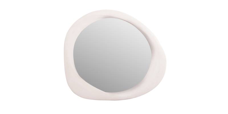 ΚΑΘΡΕΠΤΗΣ ΤΟΙΧΟΥ ΟΒΑΛ ΣΕΙΡΑ SANTORINI HM4511 MDF ΣΕ ΥΠΟΛΕΥΚΟ 82x3,5x74Υεκ