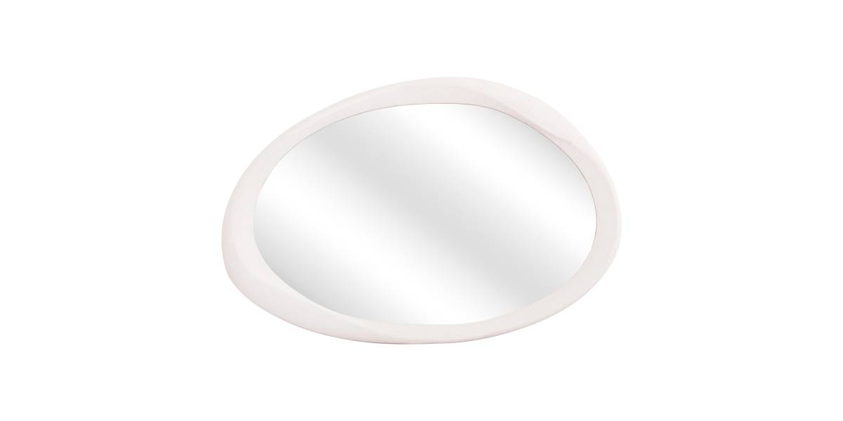 ΚΑΘΡΕΠΤΗΣ ΤΟΙΧΟΥ ΟΒΑΛ ΣΕΙΡΑ SANTORINI HM4513 MDF ΣΕ ΥΠΟΛΕΥΚΟ 90x3,2x60Υεκ
