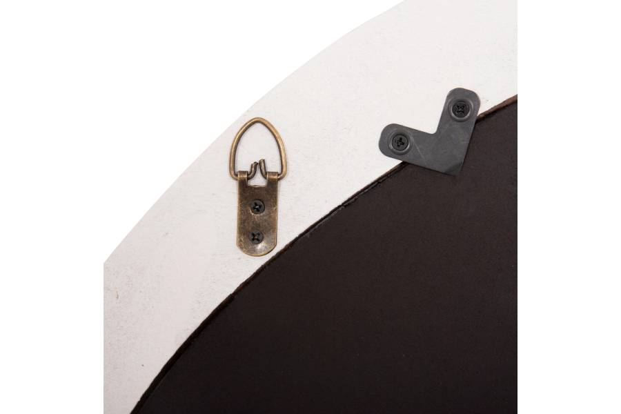 ΚΑΘΡΕΠΤΗΣ ΤΟΙΧΟΥ ΟΒΑΛ ΣΕΙΡΑ SANTORINI HM4513 MDF ΣΕ ΥΠΟΛΕΥΚΟ 90x3,2x60Υεκ