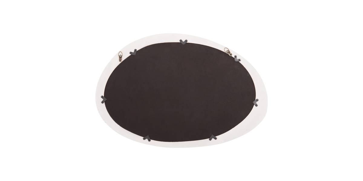 ΚΑΘΡΕΠΤΗΣ ΤΟΙΧΟΥ ΟΒΑΛ ΣΕΙΡΑ SANTORINI HM4513 MDF ΣΕ ΥΠΟΛΕΥΚΟ 90x3,2x60Υεκ