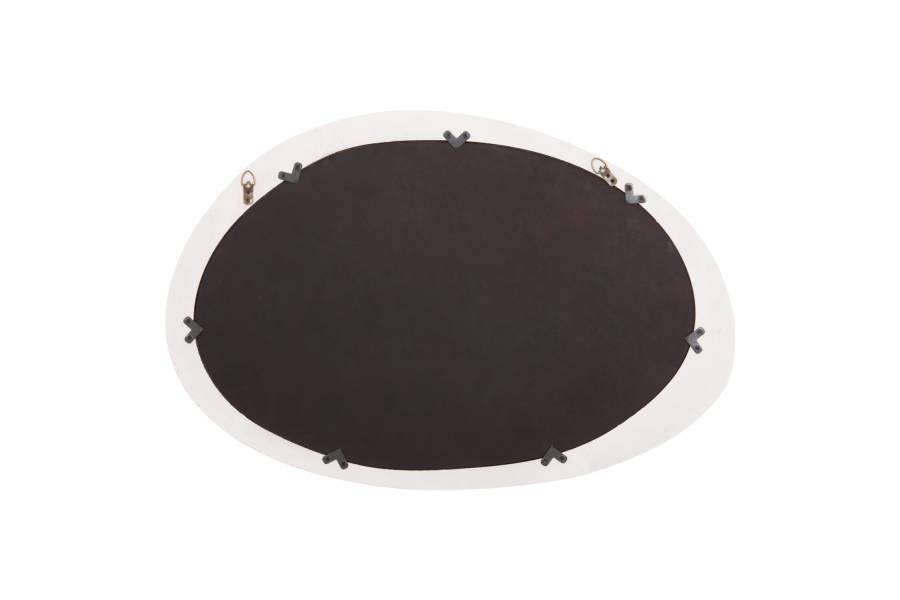 ΚΑΘΡΕΠΤΗΣ ΤΟΙΧΟΥ ΟΒΑΛ ΣΕΙΡΑ SANTORINI HM4513 MDF ΣΕ ΥΠΟΛΕΥΚΟ 90x3,2x60Υεκ