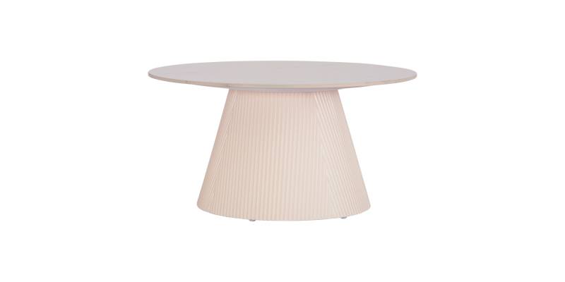 ΤΡΑΠΕΖΙ ΣΑΛΟΝΙΟΥ DUNCAN HM18022.02 ΚΕΡΑΜΙΚΟ TOP-MDF ΒΑΣΗ-ΚΡΕΜ ΛΕΥΚΟ Φ80x41Υεκ.