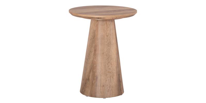 ΒΟΗΘΗΤΙΚΟ ΤΡΑΠΕΖΑΚΙ KARAN HM18029 MDF ΣΕ ΦΥΣΙΚΟ ΧΡΩΜΑ ΞΥΛΟΥ Φ45x56,5Υεκ