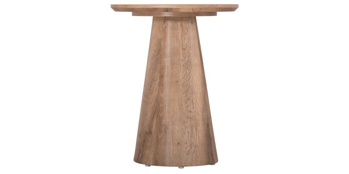 ΒΟΗΘΗΤΙΚΟ ΤΡΑΠΕΖΑΚΙ KARAN HM18029 MDF ΣΕ ΦΥΣΙΚΟ ΧΡΩΜΑ ΞΥΛΟΥ Φ45x56,5Υεκ