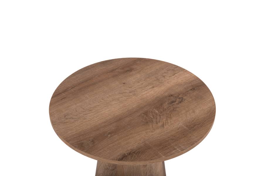 ΒΟΗΘΗΤΙΚΟ ΤΡΑΠΕΖΑΚΙ KARAN HM18029 MDF ΣΕ ΦΥΣΙΚΟ ΧΡΩΜΑ ΞΥΛΟΥ Φ45x56,5Υεκ