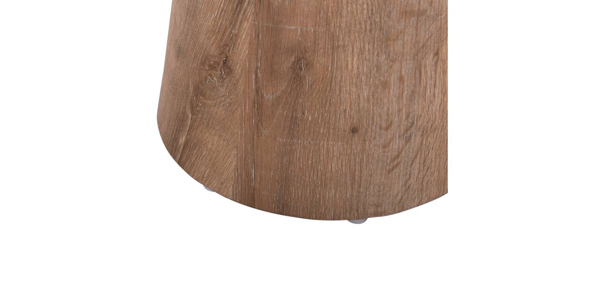 ΒΟΗΘΗΤΙΚΟ ΤΡΑΠΕΖΑΚΙ KARAN HM18029 MDF ΣΕ ΦΥΣΙΚΟ ΧΡΩΜΑ ΞΥΛΟΥ Φ45x56,5Υεκ