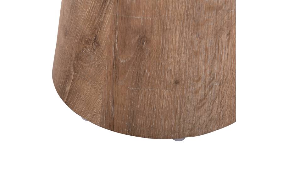 ΒΟΗΘΗΤΙΚΟ ΤΡΑΠΕΖΑΚΙ KARAN HM18029 MDF ΣΕ ΦΥΣΙΚΟ ΧΡΩΜΑ ΞΥΛΟΥ Φ45x56,5Υεκ