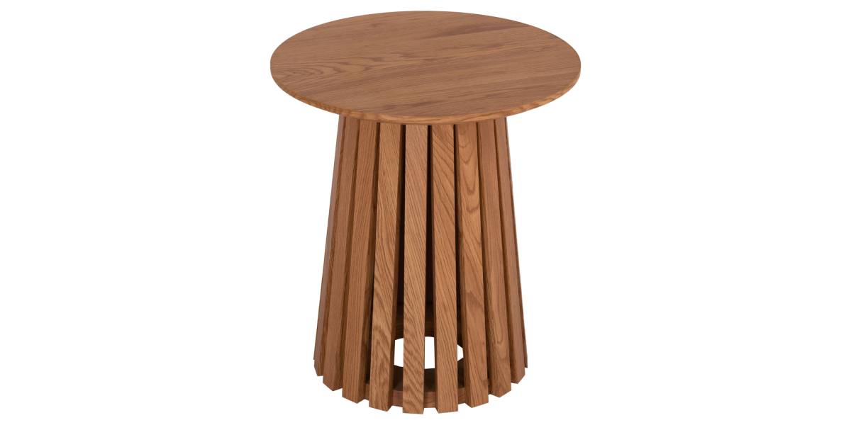 ΤΡΑΠΕΖΑΚΙ ΒΟΗΘΗΤΙΚΟ TALBERT HM18025 MDF ΣΕ ΦΥΣΙΚΟ ΞΥΛΟΥ Φ45x50,5Υεκ.