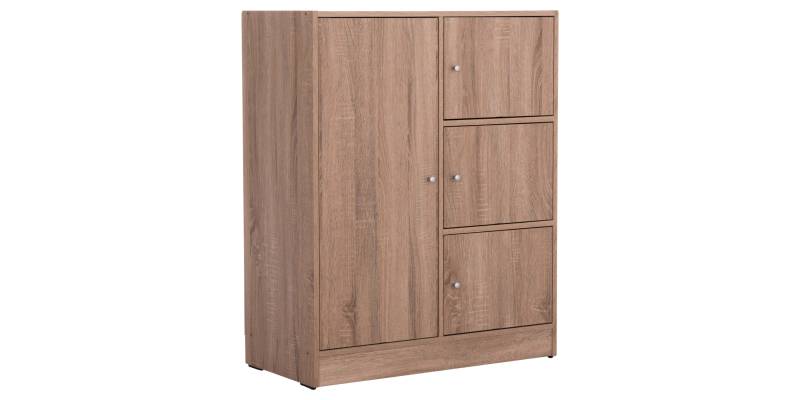 ΝΤΟΥΛΑΠΙ ΜΕ 4 ΑΠΟΘ.ΧΩΡΟΥΣ MATIN HM2479.02 SONAMA OAK ΜΕΛΑΜΙΝΗ 80x39,5x99,5Υεκ.