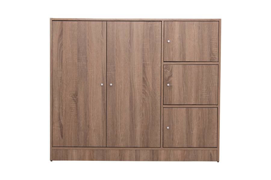 ΝΤΟΥΛΑΠΙ ΜΕ 4 ΑΠΟΘ.ΧΩΡΟΥΣ MATIN HM2480.02 SONAMA OAK ΜΕΛΑΜΙΝΗ 117x39,5x99,5Υεκ
