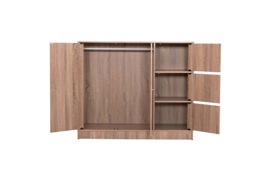ΝΤΟΥΛΑΠΙ ΜΕ 4 ΑΠΟΘ.ΧΩΡΟΥΣ MATIN HM2480.02 SONAMA OAK ΜΕΛΑΜΙΝΗ 117x39,5x99,5Υεκ