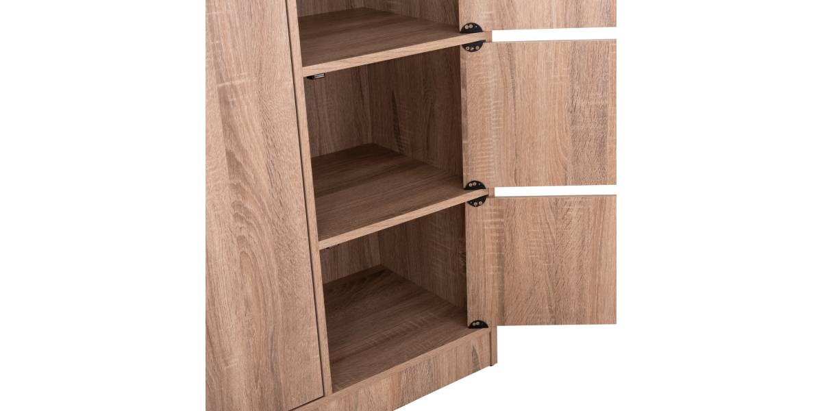 ΝΤΟΥΛΑΠΙ ΜΕ 4 ΑΠΟΘ.ΧΩΡΟΥΣ MATIN HM2480.02 SONAMA OAK ΜΕΛΑΜΙΝΗ 117x39,5x99,5Υεκ