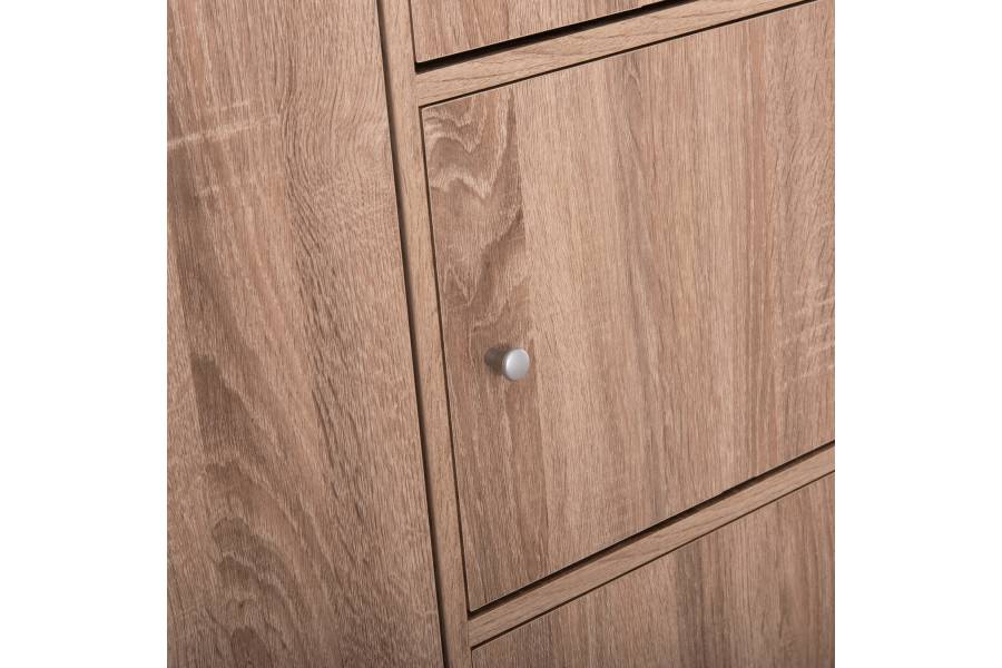 ΝΤΟΥΛΑΠΙ ΜΕ 4 ΑΠΟΘ.ΧΩΡΟΥΣ MATIN HM2480.02 SONAMA OAK ΜΕΛΑΜΙΝΗ 117x39,5x99,5Υεκ